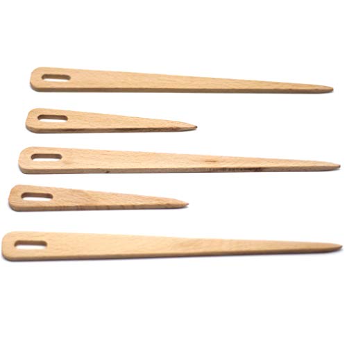 WWHJR 5 Stück/Set Holzweberei, Shuttle, Häkelnadel, Handstab, Tapisserie, Stricken, Bastelwerkzeuge, Häkelnadel-Sets mit ergonomischen Griffen WWHJR 5 Stück/Set Holzweberei, Shuttle, Häkelnadel, Handstab, Tapisserie, Stricken, Bastelwerkzeuge, Häkelnadel-Sets mit ergonomischen Griffen von WWHJR