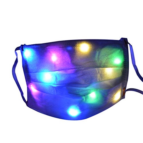 WWHJR Leuchtende LED-Kostüme in 7 Farben, für Weihnachten, Halloween, für Partyaugen WWHJR Leuchtende LED-Kostüme in 7 Farben, für Weihnachten, Halloween, für Partyaugen von WWHJR