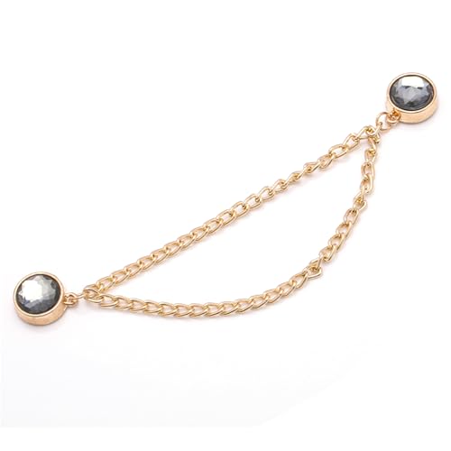 WWHJR Magnetischer Hosenkürzer Verschluss, Strass-Kette, magnetischer Clip, Hosenlängenverstell-Clip für Hosen, Jeans, Hosen, Hosenbeinschnalle WWHJR Magnetischer Hosenkürzer Verschluss, Strass-Kette, magnetischer Clip, Hosenlängenverstell-Clip für Hosen, Jeans, Hosen, Hosenbeinschnalle von WWHJR