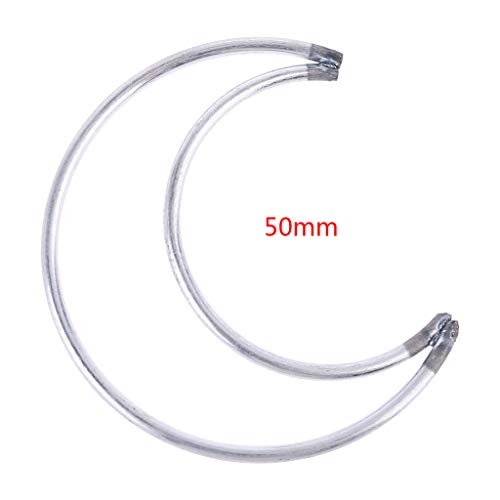 WWHJR Mond-Metall-Mond-Reifen, handgefertigt für handgefertigte Hochzeitskranz, zum Aufhängen, Handwerk, handgefertigtes Material, Paket, Traumfänger, Halbmond WWHJR Mond-Metall-Mond-Reifen, handgefertigt für handgefertigte Hochzeitskranz, zum Aufhängen, Handwerk, handgefertigtes Material, Paket, Traumfänger, Halbmond von WWHJR