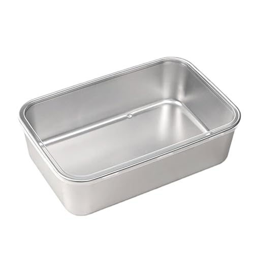 WWHJR Tiramisu-Form aus Edelstahl mit verstärktem Boden, Dessert-Präsentationsform, antihaftbeschichtet, Kuchen-Backblech, Kuchenform WWHJR Tiramisu-Form aus Edelstahl mit verstärktem Boden, Dessert-Präsentationsform, antihaftbeschichtet, Kuchen-Backblech, Kuchenform von WWHJR