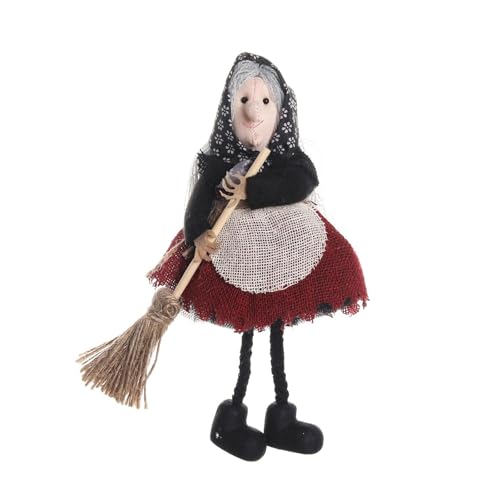 WWHJR Unheimliche Schürze Hexe mit Besen Figur Hängende Puppen Halloween Party Garten Dekorieren Requisiten Festliche Heimdekoration Halloween Schürze Hexe hält einen Besen Anhänger Halloween Schürze WWHJR Unheimliche Schürze Hexe mit Besen Figur Hängende Puppen Halloween Party Garten Dekorieren Requisiten Festliche Heimdekoration Halloween Schürze Hexe hält einen Besen Anhänger Halloween Schürze von WWHJR
