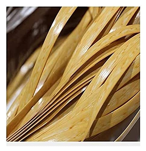 500g(65m) Flaches Pe-Rattan Synthetische Rattan Weben Material Kaffee Farbverlauf Flache Kunststoff Rattan FüR Stricken Reparatur Stuhl Tisch Haushalt Aufbewahrungsbox MöBel DIY Kunst & Handwerk von uyeoco