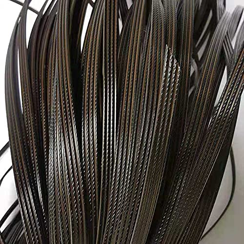 500g(65m) Synthetische Rattan Weben Material, Flaches PE-Rattan Kaffee Farbverlauf Flache Kunststoff Rattan Für Stricken Reparatur Stuhl Tisch Haushalt aufbewahrungsbox Möbel DIY Kunst & Handwerk von uyeoco