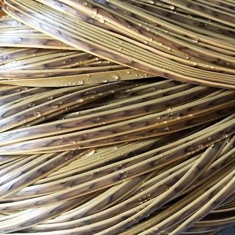 500g(65m) Synthetische Rattan Weben Material, Flaches PE-Rattan Kaffee Farbverlauf Flache Kunststoff Rattan Für Stricken Reparatur Stuhl Tisch Haushalt aufbewahrungsbox Möbel DIY Kunst & Handwerk von uyeoco