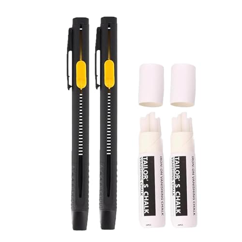 WWWSENSEN Heat Erasable Fabric Marker For Sewing,Embroidery,Quilting,Washable Heat Erasable Pens,Replaceable Refill Marking Pens,Effortlessly Make Clear And Precise Marks On Fabrics (2set) von WWWSENSEN