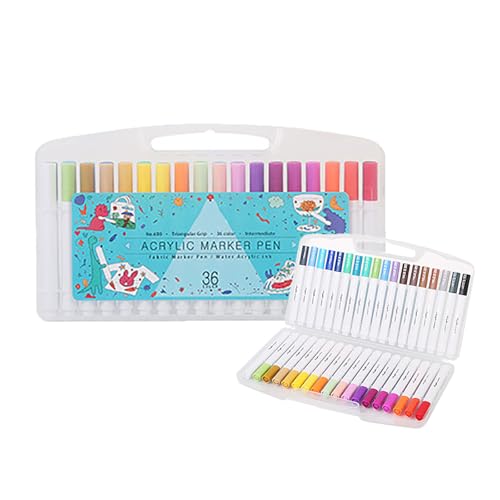 WWWSENSEN Mehrzweck-Acryl-Stifte, Mehrzweck-Acryl-Stifte wasserdicht Farbe Stifte Marker, für Holz, Leinwand, Stein, Rock Malerei, Glas, Keramik-Oberflächen (26 Colors) von WWWSENSEN