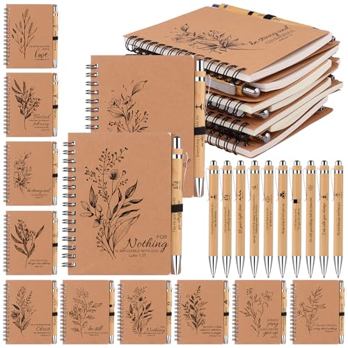 20-teiliges christliches Geschenkset, Bibelvers Stifte und Notizbücher, Bulk-Bibeltagebuch, christlicher Stift, Schriftstift, religiöses Geschenk, inspirierende Schrift, Geschenke für Frauen, Männer 20-teiliges christliches Geschenkset, Bibelvers Stifte und Notizbücher, Bulk-Bibeltagebuch, christlicher Stift, Schriftstift, religiöses Geschenk, inspirierende Schrift, Geschenke für Frauen, Männer von WWmily