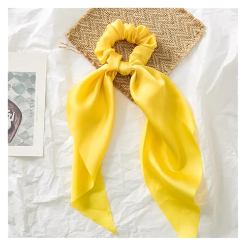 WXBCDS Kopftuch Damen Drucken Chiffon Lange Band Haargummis Frauen Mädchen Pferdeschwanz Schal Elastische Haarbänder Krawatten Haarschmuck(28) von WXBCDS
