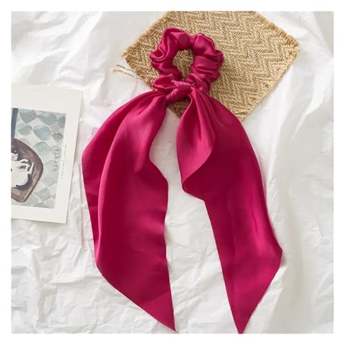 WXBCDS Kopftuch Damen Drucken Chiffon Lange Band Haargummis Frauen Mädchen Pferdeschwanz Schal Elastische Haarbänder Krawatten Haarschmuck(29) von WXBCDS