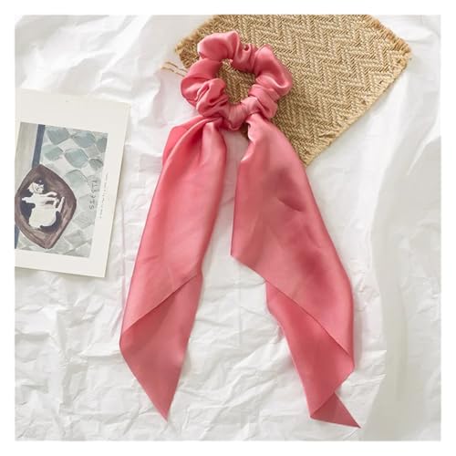 WXBCDS Kopftuch Damen Drucken Chiffon Lange Band Haargummis Frauen Mädchen Pferdeschwanz Schal Elastische Haarbänder Krawatten Haarschmuck(33) von WXBCDS