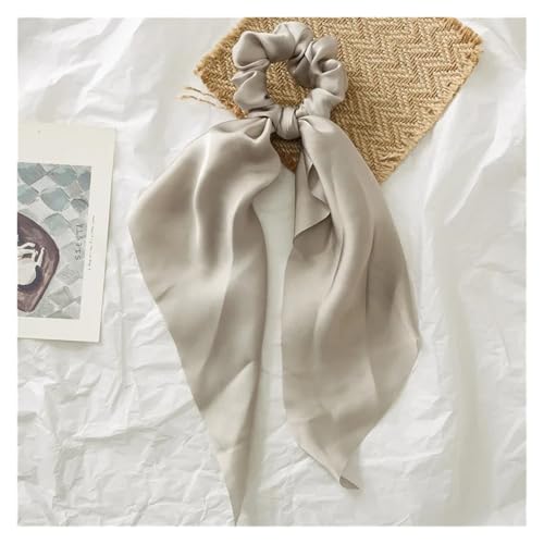 WXBCDS Kopftuch Damen Drucken Chiffon Lange Band Haargummis Frauen Mädchen Pferdeschwanz Schal Elastische Haarbänder Krawatten Haarschmuck(34) von WXBCDS