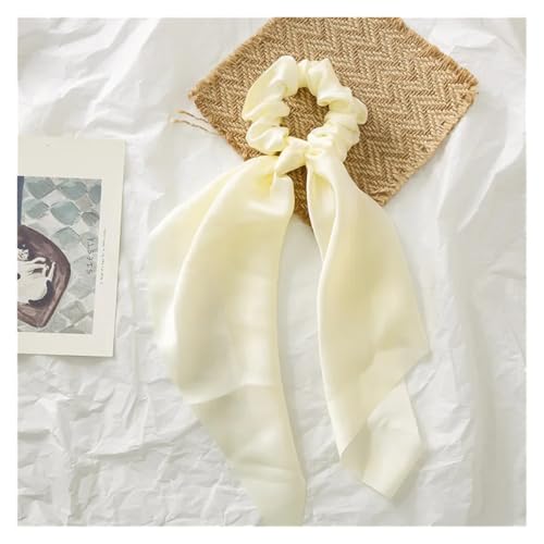 WXBCDS Kopftuch Damen Drucken Chiffon Lange Band Haargummis Frauen Mädchen Pferdeschwanz Schal Elastische Haarbänder Krawatten Haarschmuck(36) von WXBCDS