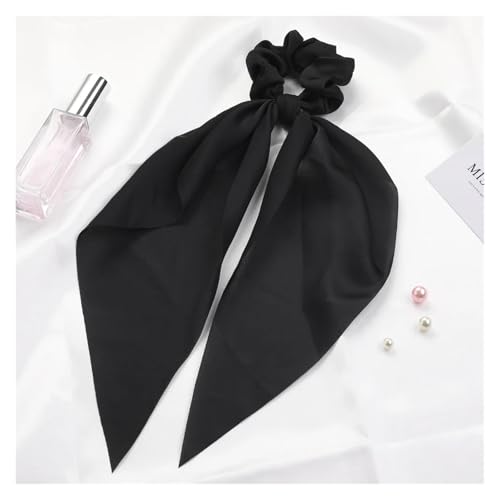 WXBCDS Kopftuch Damen Drucken Chiffon Lange Band Haargummis Frauen Mädchen Pferdeschwanz Schal Elastische Haarbänder Krawatten Haarschmuck(46) von WXBCDS