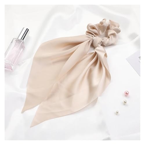 WXBCDS Kopftuch Damen Drucken Chiffon Lange Band Haargummis Frauen Mädchen Pferdeschwanz Schal Elastische Haarbänder Krawatten Haarschmuck(52) von WXBCDS