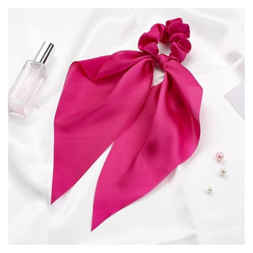 WXBCDS Kopftuch Damen Drucken Chiffon Lange Band Haargummis Frauen Mädchen Pferdeschwanz Schal Elastische Haarbänder Krawatten Haarschmuck(Color-03) von WXBCDS