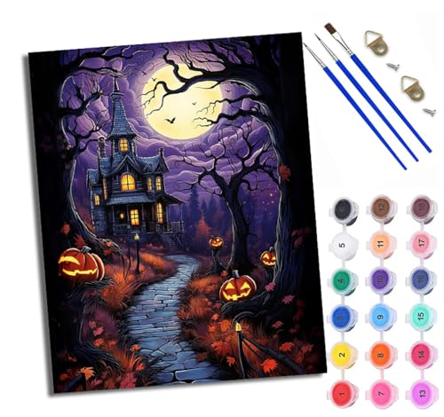 Malen Nach Zahlen Erwachsene Paint by Numbers Malen Nach Zahlen mit Pinseln und Acrylfarben Fantasma de calabaza Handgemalte Ölgemälde Leinwand für Home Décor Ohne Rahmen Malen Nach Zahlen Erwachsene Paint by Numbers Malen Nach Zahlen mit Pinseln und Acrylfarben Fantasma de calabaza Handgemalte Ölgemälde Leinwand für Home Décor Ohne Rahmen von WXRWANG