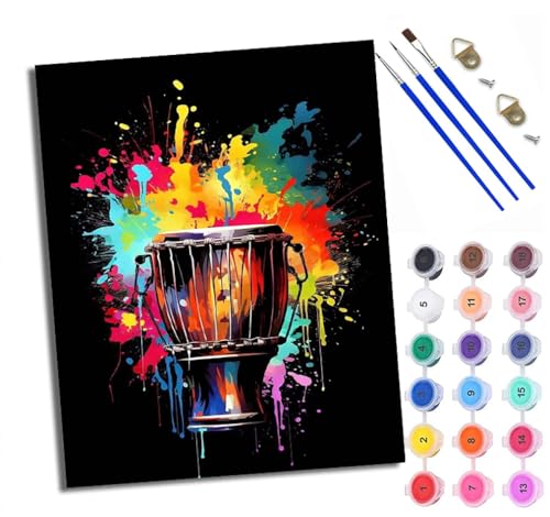WXRWANG Malen Nach Zahlen Erwachsene Paint by Numbers Malen Nach Zahlen mit Pinseln und Acrylfarben Handtrommel im Inkjet-Stil Handgemalte Ölgemälde Leinwand für Home Décor Ohne Rahmen WXRWANG Malen Nach Zahlen Erwachsene Paint by Numbers Malen Nach Zahlen mit Pinseln und Acrylfarben Handtrommel im Inkjet-Stil Handgemalte Ölgemälde Leinwand für Home Décor Ohne Rahmen von WXRWANG