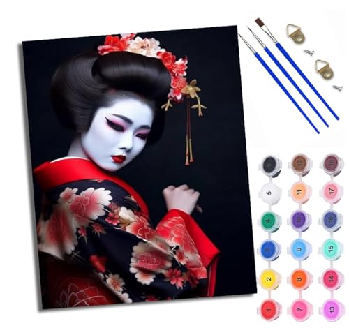 WXRWANG Malen Nach Zahlen ErwachseneBelleza colorida del valle DIY handgemaltes Ölgemälde Set für Anfänger und Erwachsene Acrylfarbe Kreative Heimdekoration Geschenk Weihnachten von WXRWANG