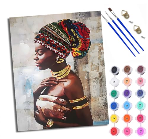 WXRWANG Malen Nach Zahlen ErwachseneFrauen mit bunten Schals und Goldschmuck DIY handgemaltes Ölgemälde Set für Anfänger und Erwachsene Acrylfarbe Kreative Heimdekoration Geschenk Weihnachten WXRWANG Malen Nach Zahlen ErwachseneFrauen mit bunten Schals und Goldschmuck DIY handgemaltes Ölgemälde Set für Anfänger und Erwachsene Acrylfarbe Kreative Heimdekoration Geschenk Weihnachten von WXRWANG