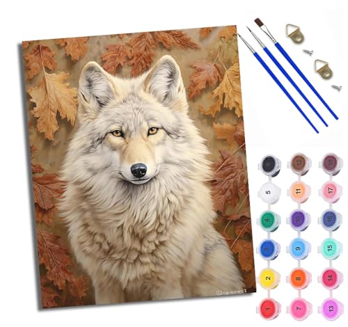 WXRWANG Malen Nach Zahlen ErwachseneLindo pingüinito DIY handgemaltes Ölgemälde Set für Anfänger und Erwachsene Acrylfarbe Kreative Heimdekoration Geschenk Weihnachten von WXRWANG