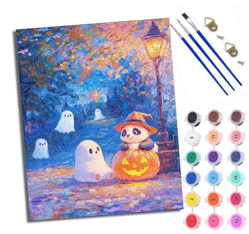WXRWANG Malen Nach Zahlen ErwachseneSüßer Riesenpanda DIY handgemaltes Ölgemälde Set für Anfänger und Erwachsene Acrylfarbe Kreative Heimdekoration Geschenk Weihnachten von WXRWANG