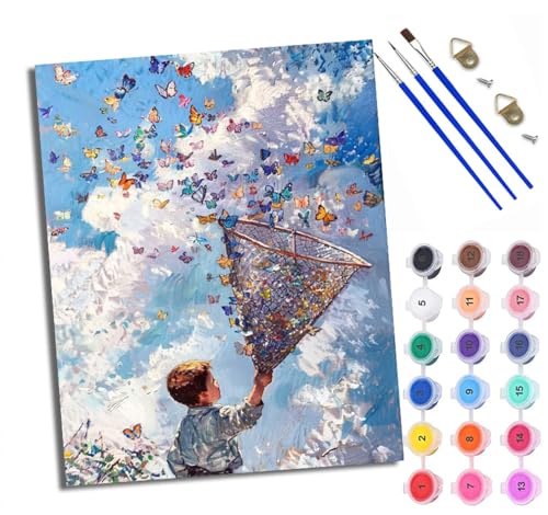 WXRWANG Malen Nach Zahlen Für Erwachsene Fantasy Traumfänger Schmetterling Malen Nach Zahlen Erwachsene Malen Nach Zahlen DIY Malen-Nach-Zahlen Kits Rahmenlose Leinwand Mit 3 Pinseln - 16 * 20 Zoll WXRWANG Malen Nach Zahlen Für Erwachsene Fantasy Traumfänger Schmetterling Malen Nach Zahlen Erwachsene Malen Nach Zahlen DIY Malen-Nach-Zahlen Kits Rahmenlose Leinwand Mit 3 Pinseln - 16 * 20 Zoll von WXRWANG