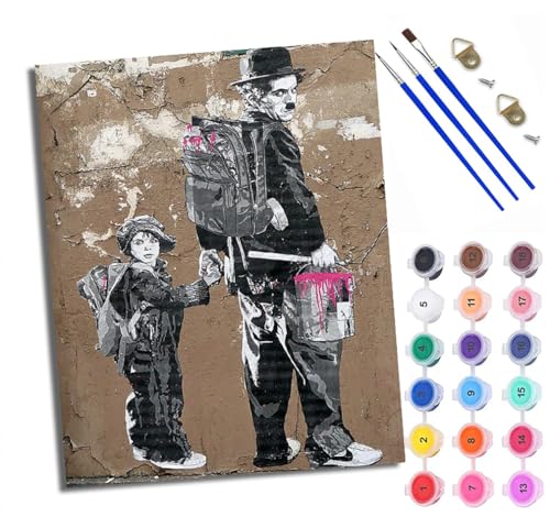 WXRWANG Malen Nach Zahlen Für Erwachsene Street Art Graffiti Malen Nach Zahlen Erwachsene Malen Nach Zahlen DIY Malen-Nach-Zahlen Kits Rahmenlose Leinwand Mit 3 Pinseln - 16 * 20 Zoll WXRWANG Malen Nach Zahlen Für Erwachsene Street Art Graffiti Malen Nach Zahlen Erwachsene Malen Nach Zahlen DIY Malen-Nach-Zahlen Kits Rahmenlose Leinwand Mit 3 Pinseln - 16 * 20 Zoll von WXRWANG