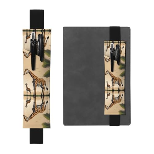WXXWXD Bedruckter elastischer Stifthalter für Mutter und Kind, mit Giraffen-Motiv, Geschenk für beste Kinder, Lehrer WXXWXD Bedruckter elastischer Stifthalter für Mutter und Kind, mit Giraffen-Motiv, Geschenk für beste Kinder, Lehrer von WXXWXD