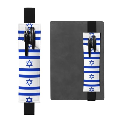 WXXWXD Bedruckter elastischer Stifthalter mit israelischer Flagge – Schulanfang, Lesezeichen, Geschenke für Besties, Kinder und Lehrer WXXWXD Bedruckter elastischer Stifthalter mit israelischer Flagge – Schulanfang, Lesezeichen, Geschenke für Besties, Kinder und Lehrer von WXXWXD
