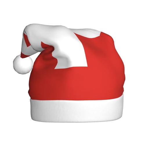 WXXWXD Weihnachtsmütze mit Schweizer Flagge, für Erwachsene, perfekt für Neujahrsfeiern, Partys oder Winterdekorationen von WXXWXD