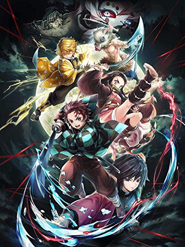 WXZRU Diamond Painting Kits for Adults DIY Demon Slayer Anime Diamond Art 5D Paint with Diamonds Full Drill Gem Art Cross Stitch Art Embroidery 60x80cm nM403 von WXZRU