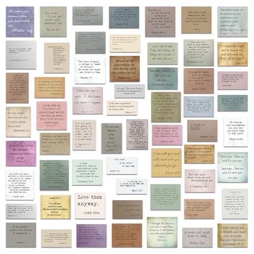 120 Stück Retro-Bibelvers Aufkleber Inspirierende Christliche Vintage Journaling Aufkleber Schreibmaschinen Schriftzitate Bibelstudien Zubehör für Planer Wasserflasche Laptop Scrapbook Basteln von WY LIGHTING LEVEL