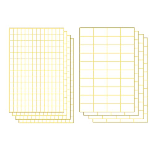 WYAN 3540 Stück Etiketten Aufkleber, Selbstklebend Klebeetiketten leere Aufkleber, Universal Etiketten, selbstklebende Etiketten beschreibbare für Gläser, Ordner, Schule, Büro, Küche von WYAN