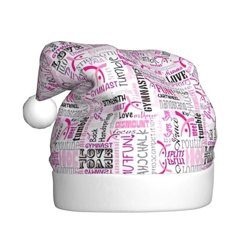WYCZHY Weihnachtsmütze für Erwachsene, Herren, Damen, Weihnachtsmannmütze, Rot von WYCZHY