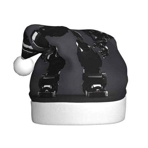 WYCZHY Weihnachtsmütze mit Robotermotiv, für Erwachsene, Herren, Damen, Weihnachtsmütze für Neujahr, festliche Party, Schwarz WYCZHY Weihnachtsmütze mit Robotermotiv, für Erwachsene, Herren, Damen, Weihnachtsmütze für Neujahr, festliche Party, Schwarz von WYCZHY