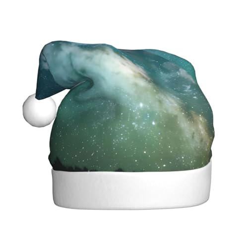 WYCZHY Weihnachtsmütze mit Sternenhimmel, tiefer Weltraum, Weihnachtsmannmütze, Urlaub für Erwachsene, Männer, Frauen, Weihnachtsmütze für Neujahr, festliche Party WYCZHY Weihnachtsmütze mit Sternenhimmel, tiefer Weltraum, Weihnachtsmannmütze, Urlaub für Erwachsene, Männer, Frauen, Weihnachtsmütze für Neujahr, festliche Party von WYCZHY