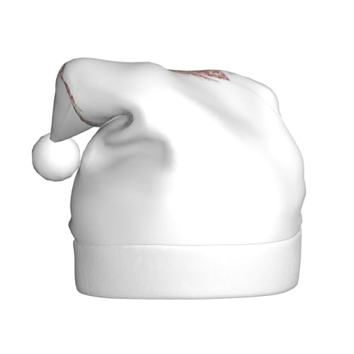 WYCZHY Weihnachtsmütze mit rotgoldenen Wimpern, Weihnachtsmannmütze, Urlaub für Erwachsene, Männer und Frauen, Weihnachtsmütze für Neujahr, festliche Party von WYCZHY