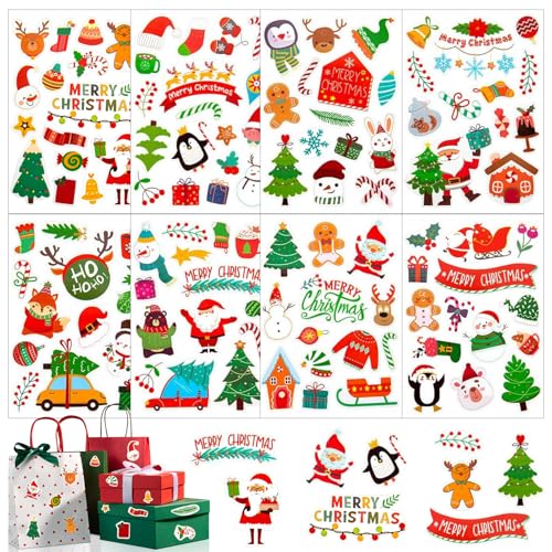 16 Weihnachtsstickers Mit 200+Weihnachtssticker Selbstklebend, sticker weihnachten kinder und Winter für Fotoalbum Journal Zubehör Deko,DIY Scrapbooking Aufkleber Geschenktüte 16 Weihnachtsstickers Mit 200+Weihnachtssticker Selbstklebend, sticker weihnachten kinder und Winter für Fotoalbum Journal Zubehör Deko,DIY Scrapbooking Aufkleber Geschenktüte von WYFDCZZP