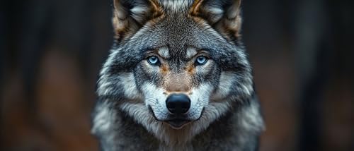 Diamond Painting Erwachsene, Wolf Diamant Painting Bilder Set für Anfänger (50x100cm), 5D DIY Crystal Kunst Strass Stickerei Tier Diamant Malerei Kits, Bastelset Erwachsene für Wanddeko Model-12 von WYJCDWOU