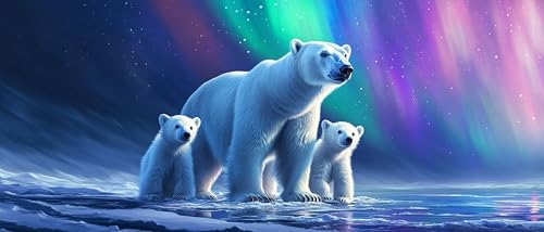 Diamond Painting Erwachsene Kinder, 5D BäR Tier Diamant Painting Bilder Anfänger, DIY Runder Vollbohrer Diamanten Malerei Stickerei Set Kreuzstich Geschenke Home Wand Dekorieren 90x180cm Model-45 Diamond Painting Erwachsene Kinder, 5D BäR Tier Diamant Painting Bilder Anfänger, DIY Runder Vollbohrer Diamanten Malerei Stickerei Set Kreuzstich Geschenke Home Wand Dekorieren 90x180cm Model-45 von WYJCDWOU