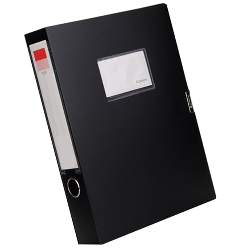 WYLZLKX Aktenordner, Dokumenten-Organizer, Aktenbox, großes Fassungsvermögen, Schwarz, 55 mm WYLZLKX Aktenordner, Dokumenten-Organizer, Aktenbox, großes Fassungsvermögen, Schwarz, 55 mm von WYLZLKX