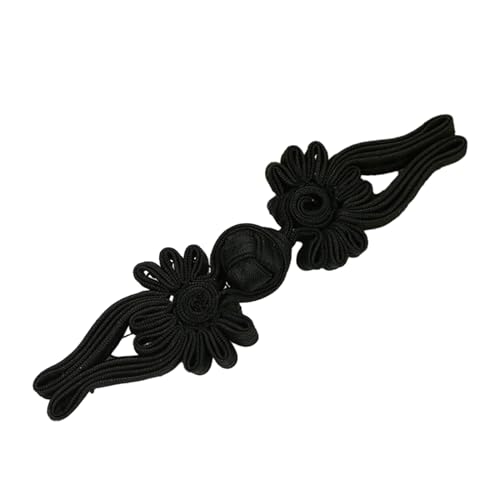 WYLZLKX Cheongsam Froschknöpfe, Nähverschlüsse für Pullover, Mantel, Strickjacke, traditionelles Handarbeitszubehör, Schwarz WYLZLKX Cheongsam Froschknöpfe, Nähverschlüsse für Pullover, Mantel, Strickjacke, traditionelles Handarbeitszubehör, Schwarz von WYLZLKX