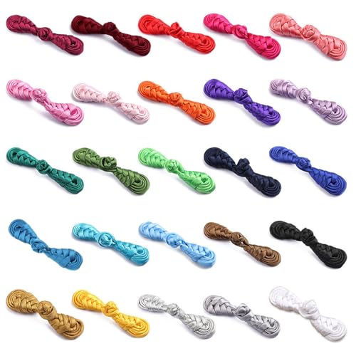WYLZLKX Chinesische Cheongsam-Knöpfe, 10 Paar, solide handgefertigte Knoten für Frosch, Knöpfe für Jacken, Korsetts, Handtaschen, Dekoration, Goldgelb WYLZLKX Chinesische Cheongsam-Knöpfe, 10 Paar, solide handgefertigte Knoten für Frosch, Knöpfe für Jacken, Korsetts, Handtaschen, Dekoration, Goldgelb von WYLZLKX