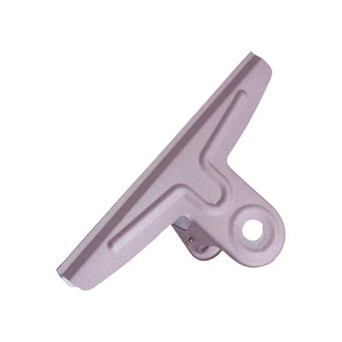 WYLZLKX Metall-Büroklammer, 200 mm lang, groß, für Ordner, Büroklammer, Edelstahl, Aktenklammer, Lebensmittelbeutel, Zeichenbrett, Hellfuchsia von WYLZLKX