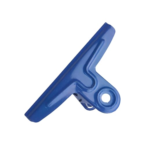 WYLZLKX Metall-Büroklammer, 200 mm lang, groß, für Ordner, Büroklammer, Edelstahl, Aktenklammer, Lebensmittelbeutel, Zeichenbrett, Marineblau von WYLZLKX