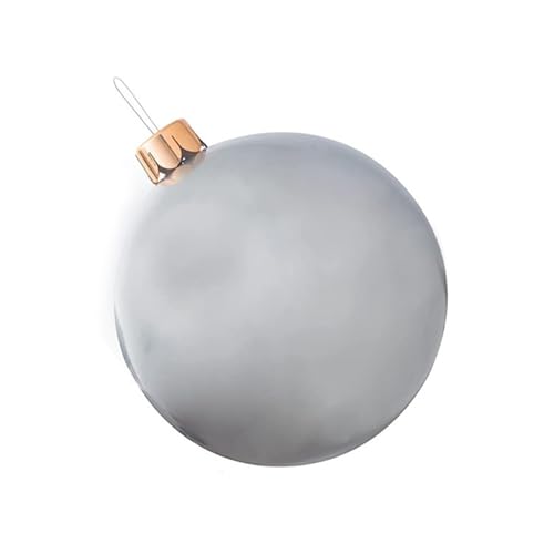 WYLZLKX Weihnachtsballon-Set, hängende Dekorationen, aufblasbarer großer Ballon, Weihnachtsdekoration, Hofdekoration, Partyzubehör, Silber WYLZLKX Weihnachtsballon-Set, hängende Dekorationen, aufblasbarer großer Ballon, Weihnachtsdekoration, Hofdekoration, Partyzubehör, Silber von WYLZLKX