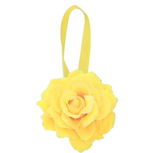 WYNYMKO Raffhalter für Vorhänge 2 stücke Kreative Pfingstrose Blume Vorhang Schnur Krawatte Magnet Vorhang Clips Gebunden Blumen Wohnkultur Raffhalter Halter Vorhang Schnalle(06) von WYNYMKO