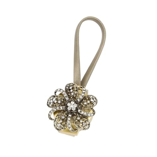 WYNYMKO Raffhalter für Vorhänge 2PCS Starke Magnet Vorhang Raffhalter Blume Geformt Magnetische Vorhänge Schnalle Fenster Screening Clip Zimmer Zubehör Attache(Qinggu 1) von WYNYMKO