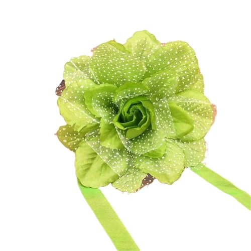 WYNYMKO Raffhalter für Vorhänge 4 stücke Pfingstrose Blume Fenster Vorhang Riemen Vorhang Clip Vorhang Halter Raffhalter Schnalle Clips Hängen Raffhalter Vorhang Hause Decor(Green) von WYNYMKO